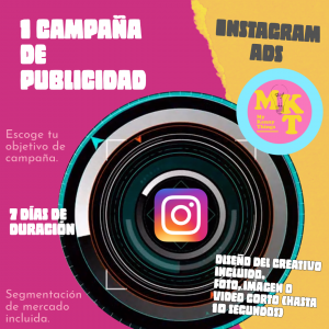 Campaña de Publicidad en Instagram ADS 7 Días